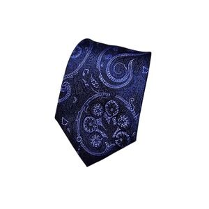 Nordstrom‎ Mens Shop Tie Blue Silk Paisley XLong Necktie Luxury